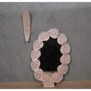 AP 120 Appliques in vetro di Murano colore rosa