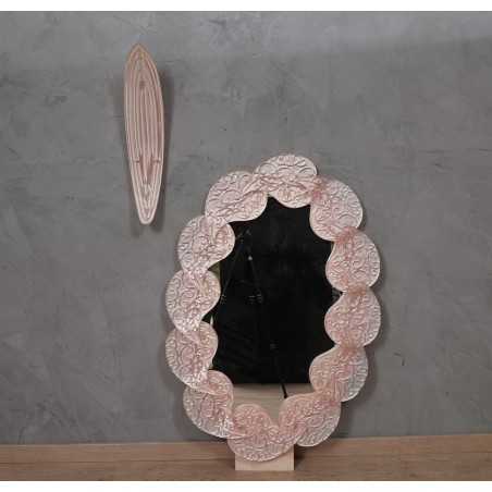 AP 120 Appliques in vetro di Murano colore rosa