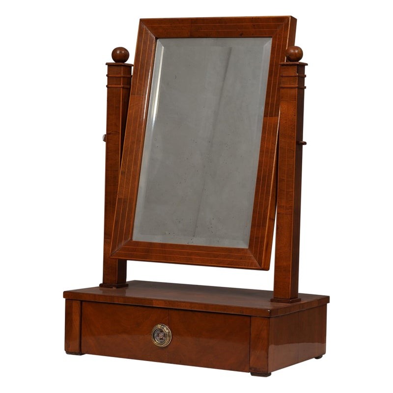 SP 60 Specchio Austriaco Biedermeier in legno di ciliegio, 1830