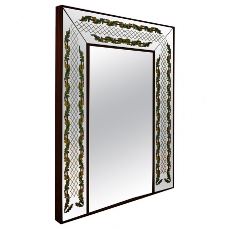 SP 67 Luigi Brusotti Specchio in legno di noce e vetro specchiato, 1940