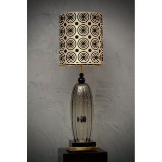 LT 118 Lampade da Tavolo Mid-Century in Vetro Soffiato di Murano, 1970