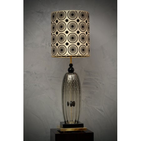 LT 118 Lampade da Tavolo Mid-Century in Vetro Soffiato di Murano, 1970