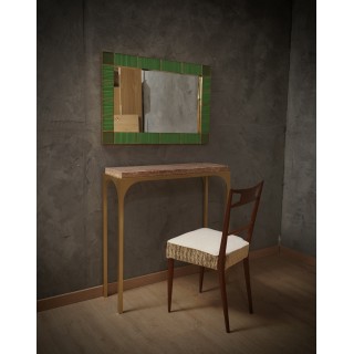 CO 57 Consolle in ottone e marmo rosa, 2000