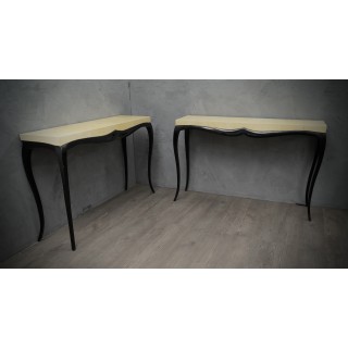 CO 29  Coppia di consolle art decò