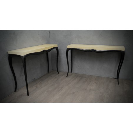 CO 29  Coppia di consolle art decò