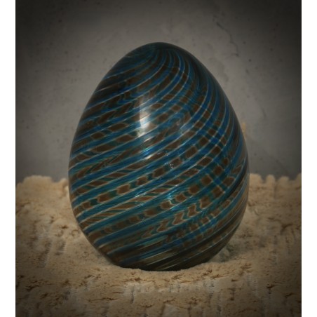 V 48 Uovo di Venini in Vetro Artistico di Murano 50° Serie ConfArtigianato, 1997