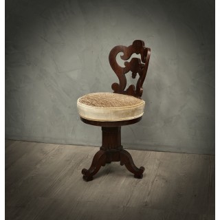 D 44  Sedia da pianoforte girevole