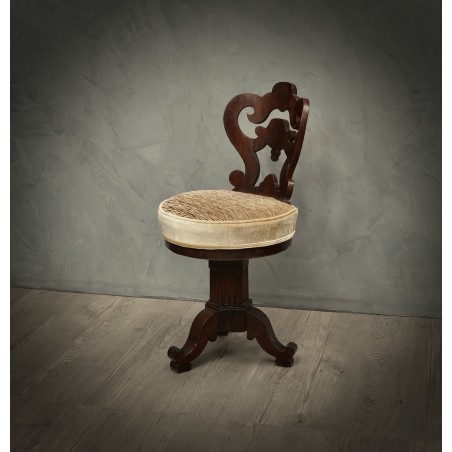 D 44  Sedia da pianoforte girevole