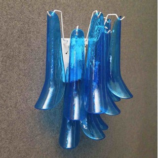Coppia di applique in vetro di Murano
