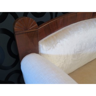 Divano Biedermeier in noce (DD-022)