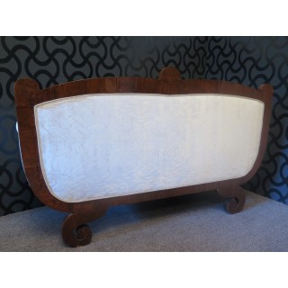 Divano Biedermeier in noce (DD-022)