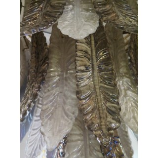 L 62  Importante lampadario in vetro di Murano