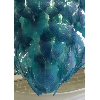 L 68 Lampadario Turchese, Murano 1950.