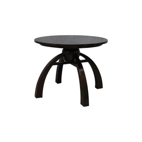 T 144 Coppia di tavolini in lacca nera