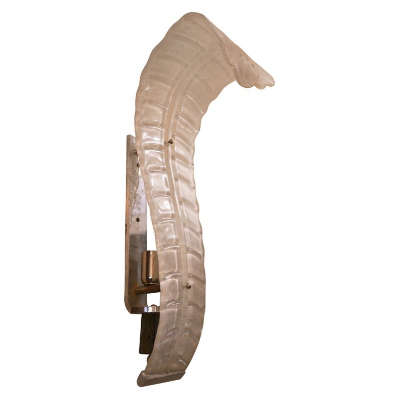 AP 56 Coppia di appliques a foglia