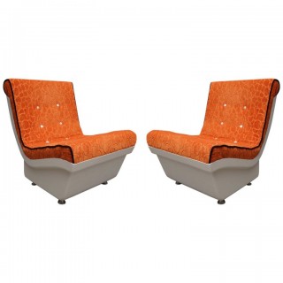 P 135 Coppia di poltrone fuori dal comune