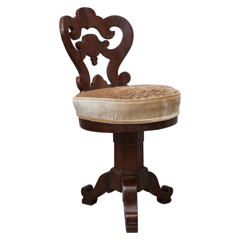D 44  Sedia da pianoforte girevole