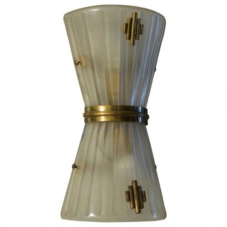 AP 77  COPPIA DI APPLIQUE ART DECO'