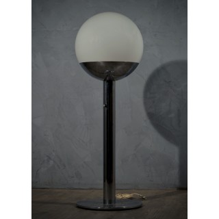 PI 52 Pia Guidetti Crippa per Luci Glass Lampada da terra cromata italiana, 1970