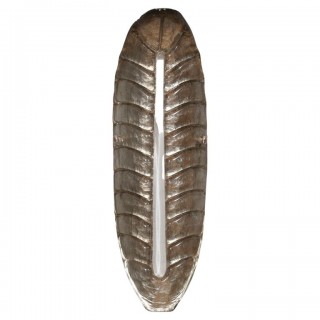 AP 113 Applique in vetro artistico di Murano bianco e argento, 1970