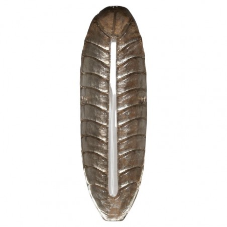 AP 113 Applique in vetro artistico di Murano bianco e argento, 1970