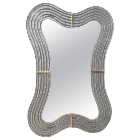 SP 50 Specchio da parete in vetro di Murano e ottone, 1990